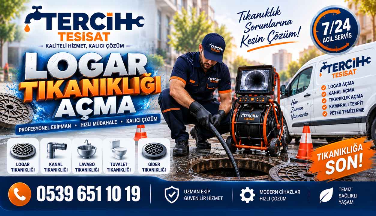 logar tıkanıklığı açma