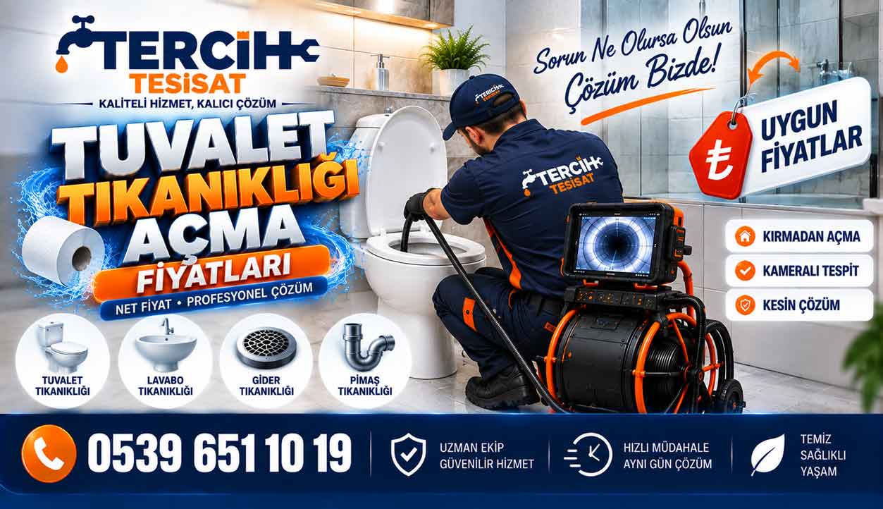 tuvalet tıkanıklığı açma